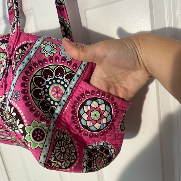 Vera Bradley Small Duffle Bag in Cupcakes Pink - Picture 2 of 7